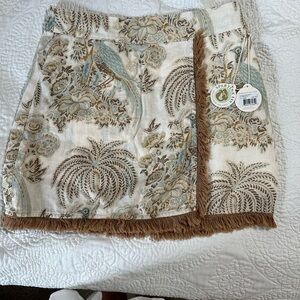 Spartina 449 Octavia Linen Skirt, New with tags, Color Jane Bird Palm